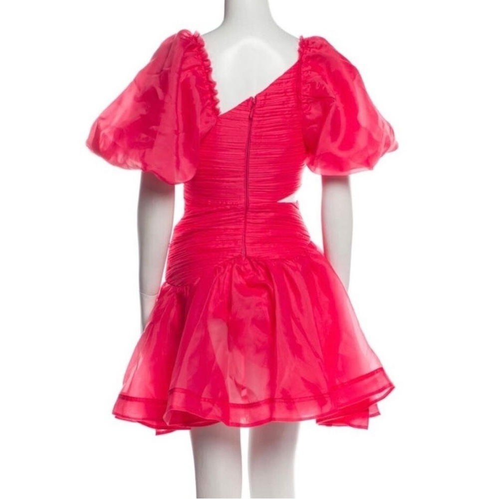 Aje Orange Puff Sleeve Mini Sundress - Picture 11 of 12